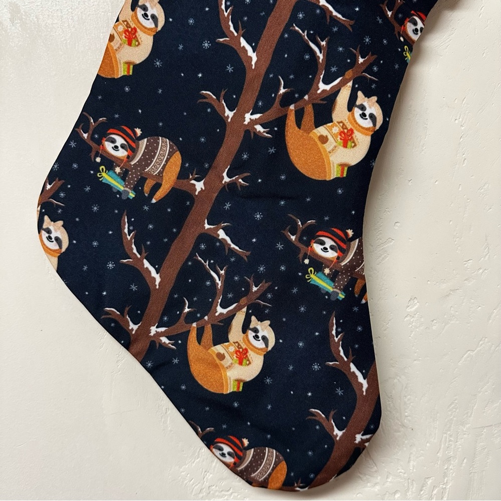 Sloth Christmas Stocking - Picture 3 of 6